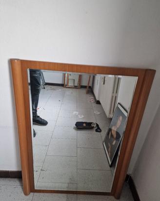 specchio vero legno x camera ecc 