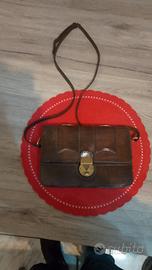 Borsa tracolla cuoio pelle