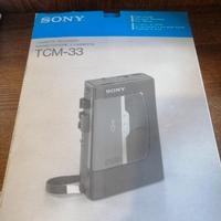 Sony cassette tcm 33 