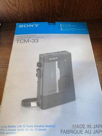 Sony cassette tcm 33 