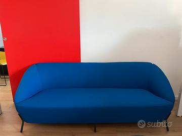 Divano Milani mod. Nuvola -  2 posti, colore blu