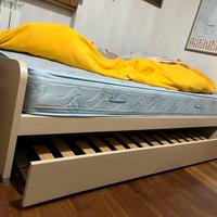 Lettino con letto estraibile