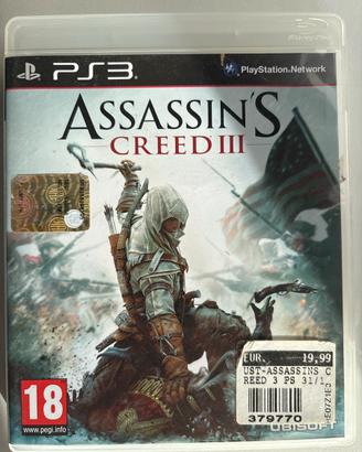 Gioco per PS3 Assassin’s Creed III