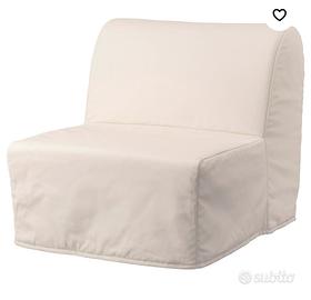 2 Copri poltrona bianco apribile letto ikea