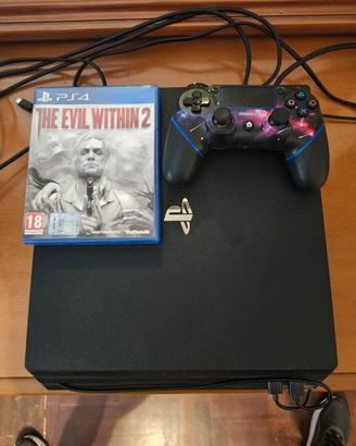 play station 4 pro con un gioco 