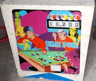 Testata di Flipper "Ball Pool" della Rmg 