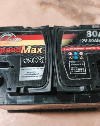 Batteria Speedmax +50% 80Ah 12V 750A mai usata