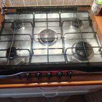 piano cottura a 5 fuochi Rex 