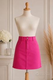 Gonna jeans Kocca fucsia nuova senza cartellino XS