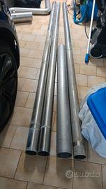 19,5 metri di tubi+6 curve 