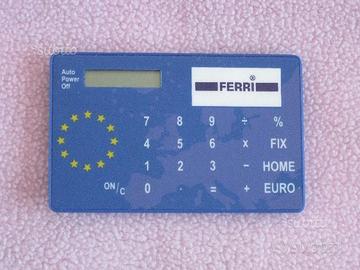 Convertitore elettronico Euro-Lire e calcolatrice