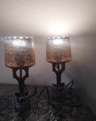lampade con pistone