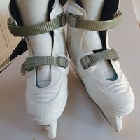 Pattini da ghiaccio bambino allungabili 32-34-36