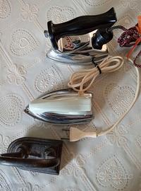 3 ferri da stiro vintage anni 30/50/60 funzionanti