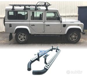 PIASTRE PEDANE LAND ROVER DEFENDER 110 ARGENTO 83-