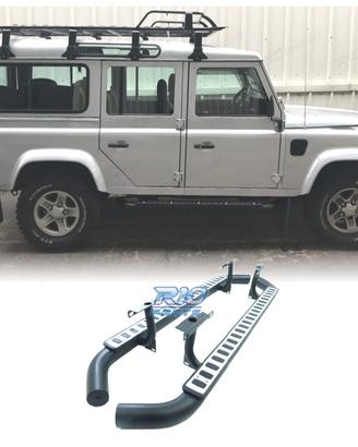PIASTRE PEDANE LAND ROVER DEFENDER 110 ARGENTO 83-