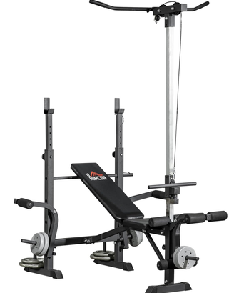 Panca Palestra Multifunzione con Pulley System