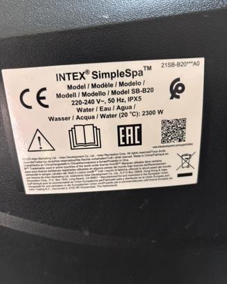 Motore intex SPA simple SPA