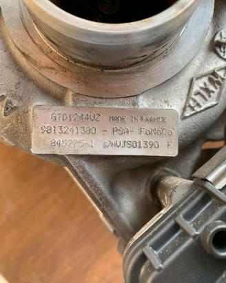 TURBINA PEUGEOT  FORD ZTDA NUMERO 9813241380