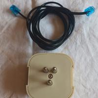 Presa telefonica tre poli con cavo RJ11  150cm