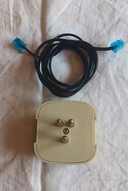 Presa telefonica tre poli con cavo RJ11  150cm