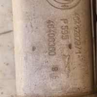 Scarico centrale fiat 500 sporting