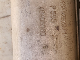 Scarico centrale fiat 500 sporting