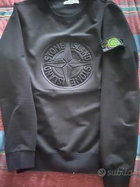 Felpa Stone Island nera originale - Taglia M