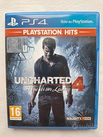 Uncharted 4 Fine di un Ladro PS4 ita - multilingua