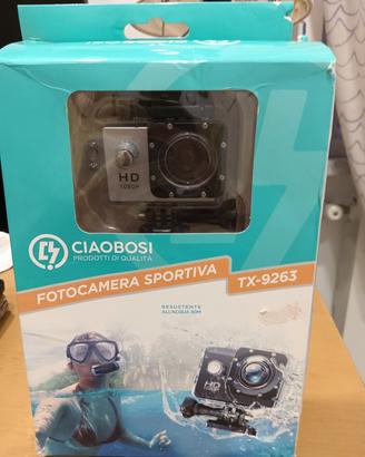 Fotocamera sportiva subacquea fino a 30M.