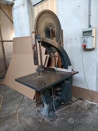 sega a nastro anni 70 funzionante con affilatrice 