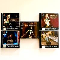 Tutta la saga Tomb Raider PS1 5 giochi