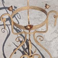 porta vasi ferro battuto vintage