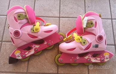 Pattini in linea oxelo rosa