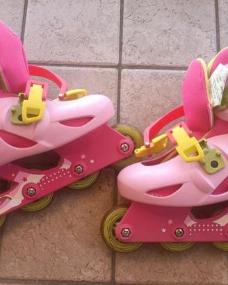 Pattini in linea oxelo rosa