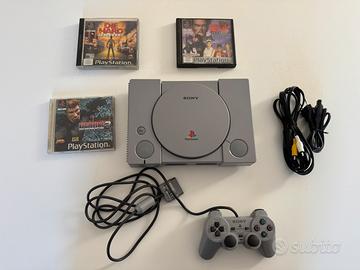 Console PlayStation 1 PS1 FAT + 3 giochi