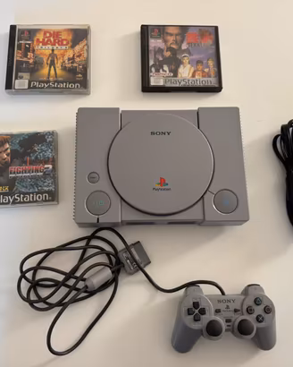 Console PlayStation 1 PS1 FAT + 3 giochi