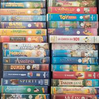 43 Videocassette VHS cartoni 