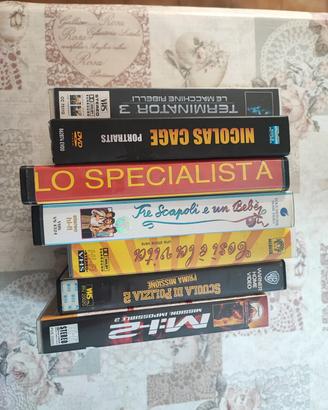 6 VHS videocassette film