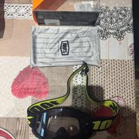 Maschera casco cross