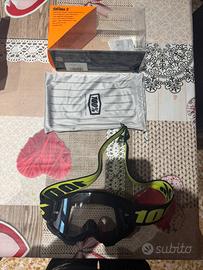 Maschera casco cross