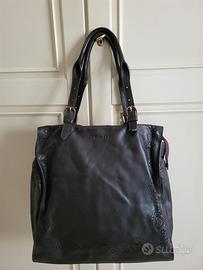 borsa donna pelle marron TWIN SET