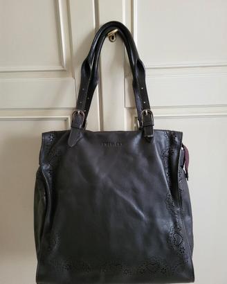 borsa donna pelle marron TWIN SET
