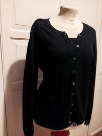 Top e cardigan donna tg.44