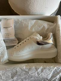 Alexander Mcqueen sneakers bianco/argento