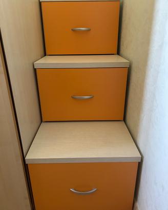 Scala Contenitore con Cassetti