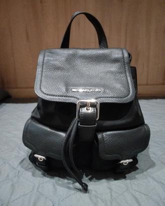 Zainetto Michael Kors nero in pelle e nylon