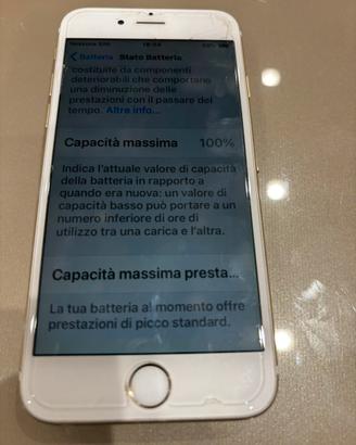 IPhone 6 32 gb bianco dorato completo perfetto