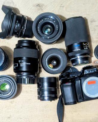 Corredo fotografico attacco Nikon 