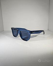 Occhiali Ray Ban Wayfarer Reverse Trasparent blue 